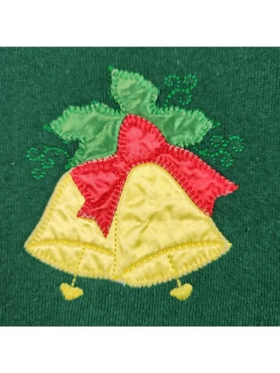 Vintage Holiday Christmas Sweater Extra Large Embroidered Crewneck Sweatshirt - Picture 8 of 10